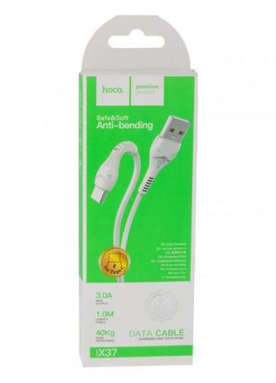 Надійний та ефективний кабель hoco x37 type-c cool power довжиною 1 м - швидка зарядка та передача даних