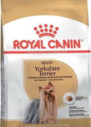 Сухий корм royal canin yorkshire terrier adult для дорослих собак старше 10 місяців 1.5 кг