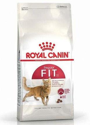 Сухой корм royal canin fit 32 для кошек, 2 кг