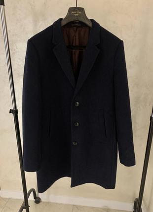 Мужское пальто primark темно синее