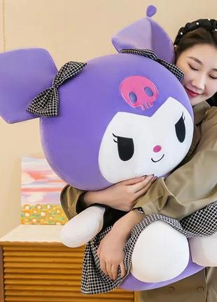 Куроми 80 см мягкая игрушка аниме хеллоу китти kuromi hello kitty sanrio арт 61