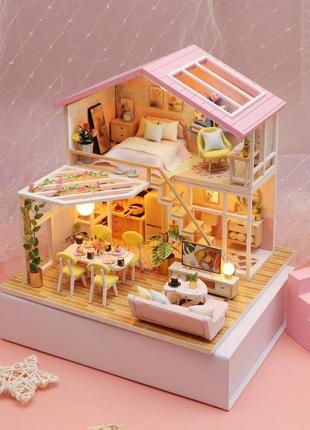 cutebee sweet time diy dollhouse kit m2001