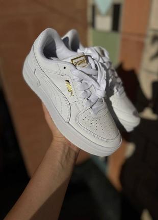 Кожаные кроссовки. puma