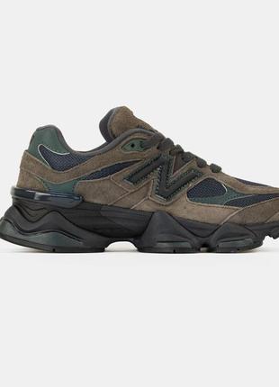 Брендовые женские кроссовки new balance 9060 beef and broccol brown black * pinapd