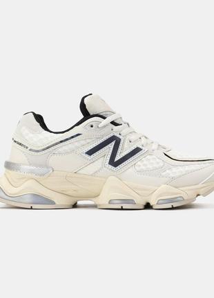 Брендові жіночі кросівки new balance 9060 cream black silver * pinapd