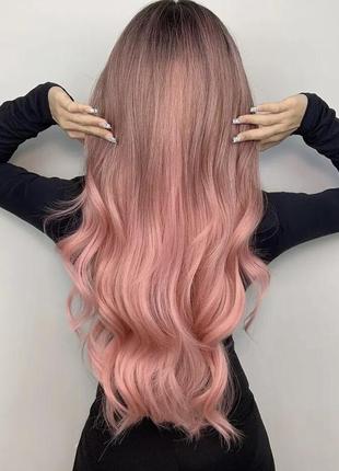 Парик розовый, очень красивый, парик3 фото