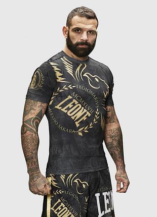 Рашгард із коротким рукавом leone legionarivs black l