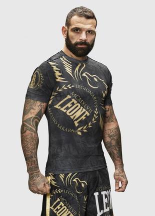 Рашгард із коротким рукавом leone legionarivs black 2xl