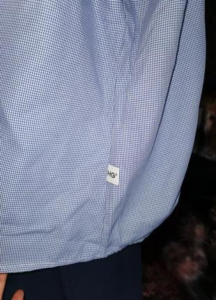 Рубашка jermyn street в принт гусиная лапка батал большого размера