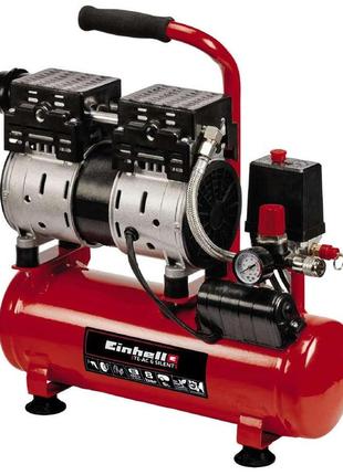 Компрессор воздушный бесшумный einhell te-ac 6 silent [4020600]