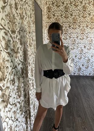 Стильная удлиненная рубашка