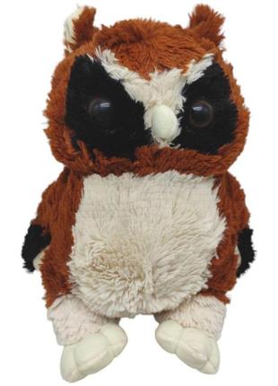 Мягкая игрушка "снежная сова", коричневая
