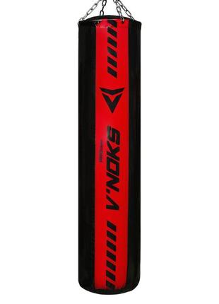Боксерський мішок v`noks inizio red 1.8 м, 85-95 кг