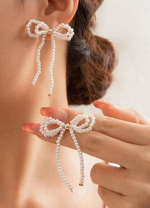 Сережки “бантики"