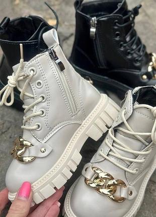 Дитячі шкіряні ботінки