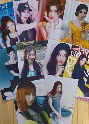 Набор открыток черен чэрён lee chae-ryeong итзи itzy 10 шт 18314