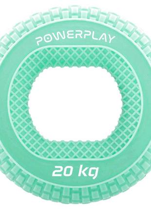 Еспандер кистьовий силіконовий powerplay pp-4333 hand grip medium 20 кг. зелений