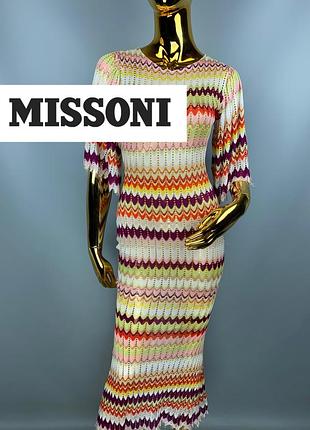 Платье из тканые missoni
