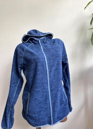Флисовая спортивная женская кофта термо на молнии mountain warehouse l-xl