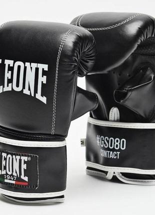 Снарядні рукавички leone contact black s