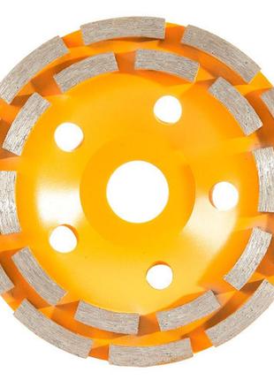 Диск шліфувальний алмазний чашковий ingco 125 мм для каменю і бетону dm-11