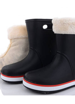 Резиновые полусапоги croc$