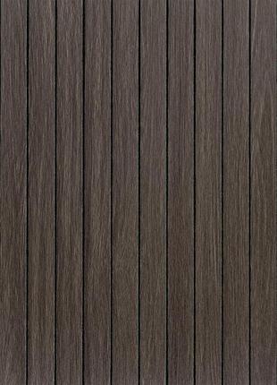 Покрытие виниловое самоклеющееся 3d рейки для внутренней отделки стен имитация дерева дымчатый каштан dm-11