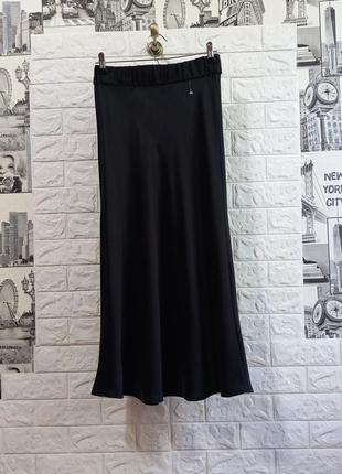 Длинная шелковая юбка, юбка миди 💯% шовк h&amp;m/ zara5 фото
