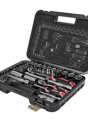 Набор торцевых головок 1/4″ и 1/2″ 73 предмета vitals master комплект ключей головок для автомобиля и ма dm-11