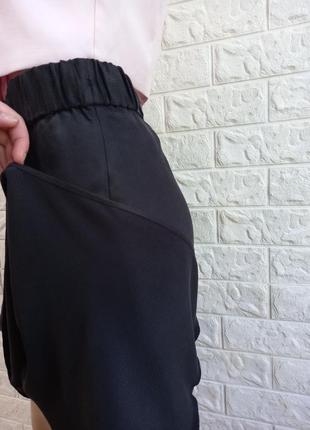 Длинная шелковая юбка, юбка миди 💯% шовк h&amp;m/ zara8 фото