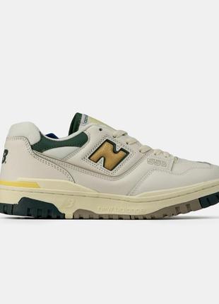 Брендовые мужские кроссовки new balance 550 aime leon dore natural green * pinapd