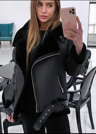 Дублянка жіноча тепла зимня на хутрі s m l. дублянка жіноча зимня тепла на хутрі 42 44 46 48