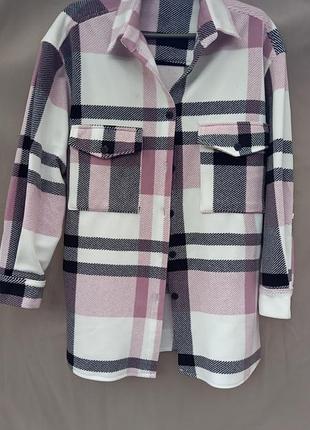 Тепла флісова сорочка жіноча