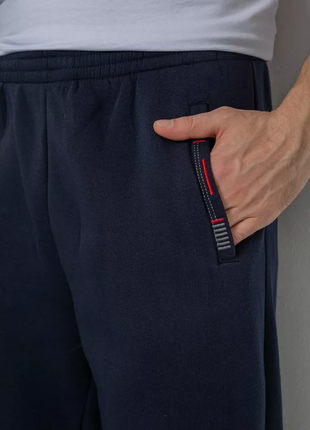 Спорт мужские брюки на флисе, цвет темно-синий, 24441682