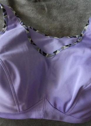 Комфортный поддерживающий бюст glamorise sports bra no bounce-cami style, 80j, 75k, без косточек2 фото