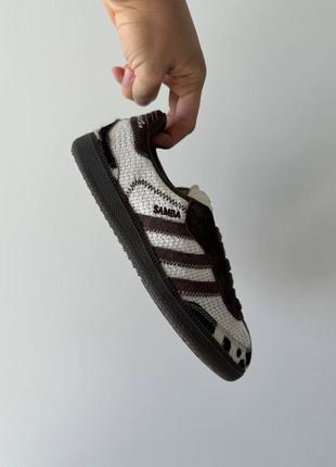 Женские кроссовки adidas samba x noUN cow print.2 фото