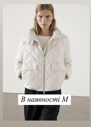 Жіноча куртка massimo dutti  6716/908 , легкий пуховик massimo dutti
