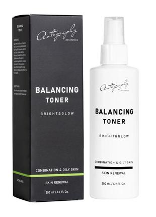 Тонер для відновлення сяяння шкіри autography balancing toner