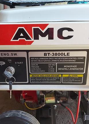 Бензиновий генератор amc pover bt-3800le 3