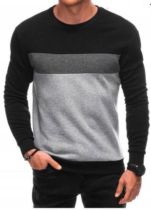 Свитшот мужской теплый осенний на флисе. свитшот мужской теплый на флисе осень зима 48...