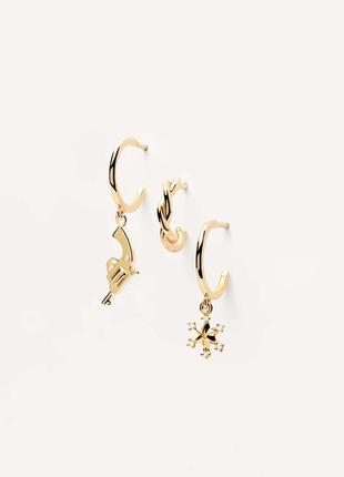 Сет комплект из сережек pdpaola, серьги