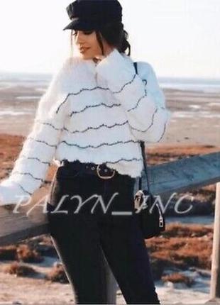 Вовняний светр оверсайз zara p s1 фото