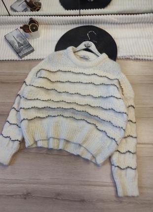 Вовняний светр оверсайз zara p s5 фото