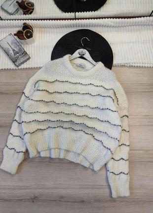 Вовняний светр оверсайз zara p s4 фото