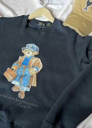 Свитшот Коричневый кожаный бумажник Polo Ralph Lauren ralph lauren yankees tm jacket 710810481001 nvy