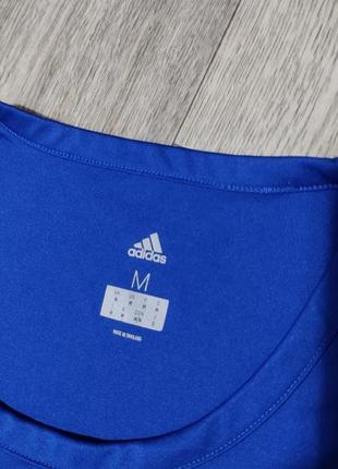 Мужская спортивная синяя майка / adidas / футболка / мужская одежда / чоловічий одяг /4 фото