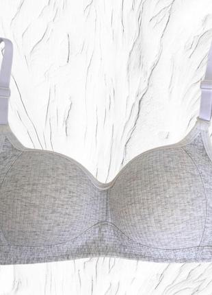 Бюстгальтер  бра без косточек хлопковый чашка 85 а/b