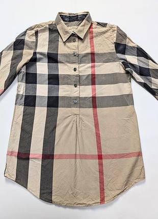 burberry shoulder brit женская блуза рубашка 3/4 рукав оригинал!