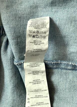 Актуальное джинсовое ярусное платье свободного кроя от primark, l, xl, 2xl4 фото