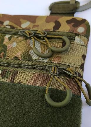 Мужская сумка тактическая нагрудная, сумка через плечо военная, тактический рюкзак через плечо